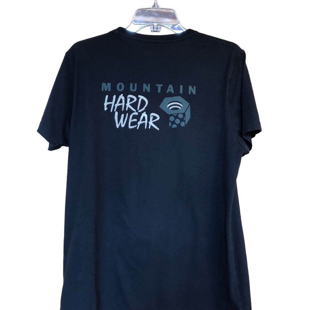Mountain Hardwear Tee Shirt Mens M Black Hiking Camping Outdoor Short Sleeve Vtg